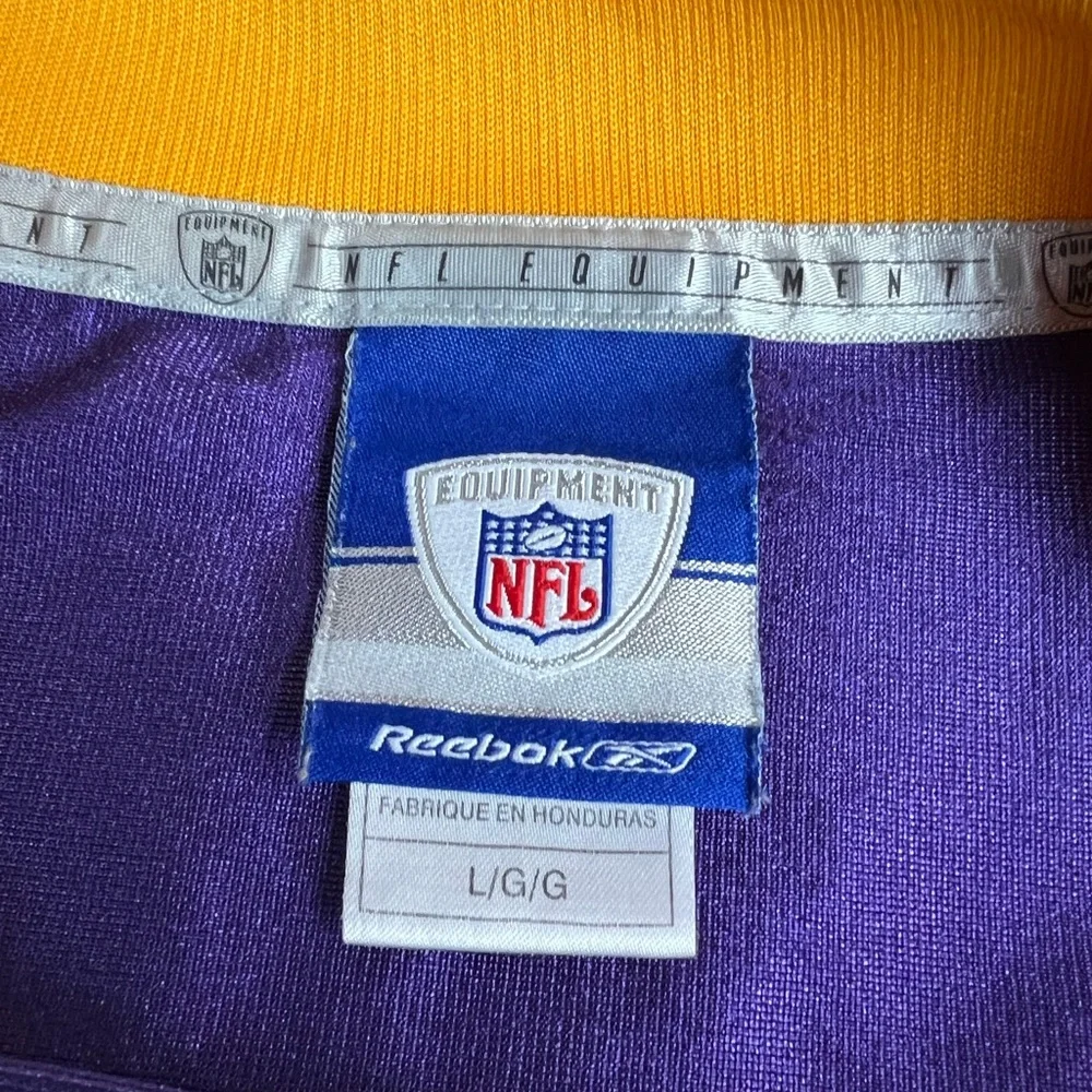 Minnesota Vikings Jersey‎ Size L Adrian Peterson Reebok Team Apparel #28 Purple